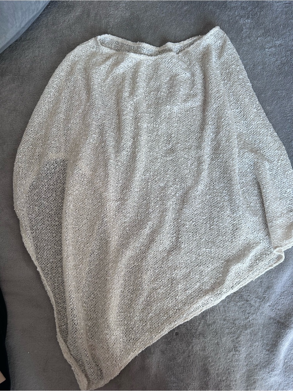 Zara shimmer poncho large